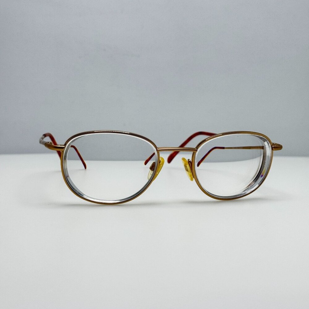 Sharper Image Eye Glasses Eyeglasses Frames Odyssey GLD Japan 49-19-145